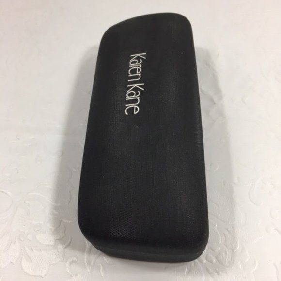 Karen Kane Designer 👓Eyeglasses👓 Hard Case Black - Picture 6 of 7